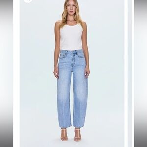 Pistola Wes High Rise Barrel Jeans